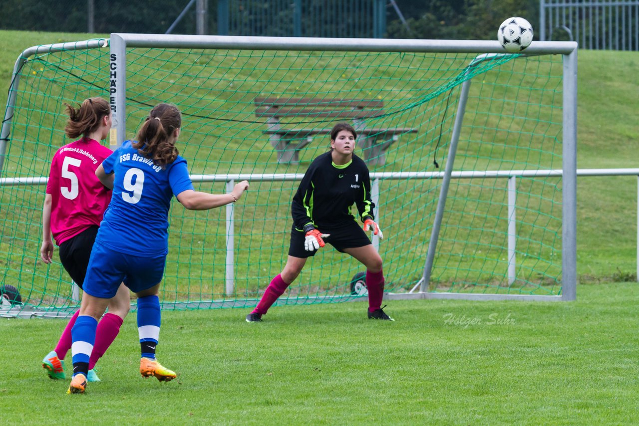 Bild 373 - B-Juniorinnen FSG BraWie 08 - JSG Sandesneben : Ergebnis: 2:0